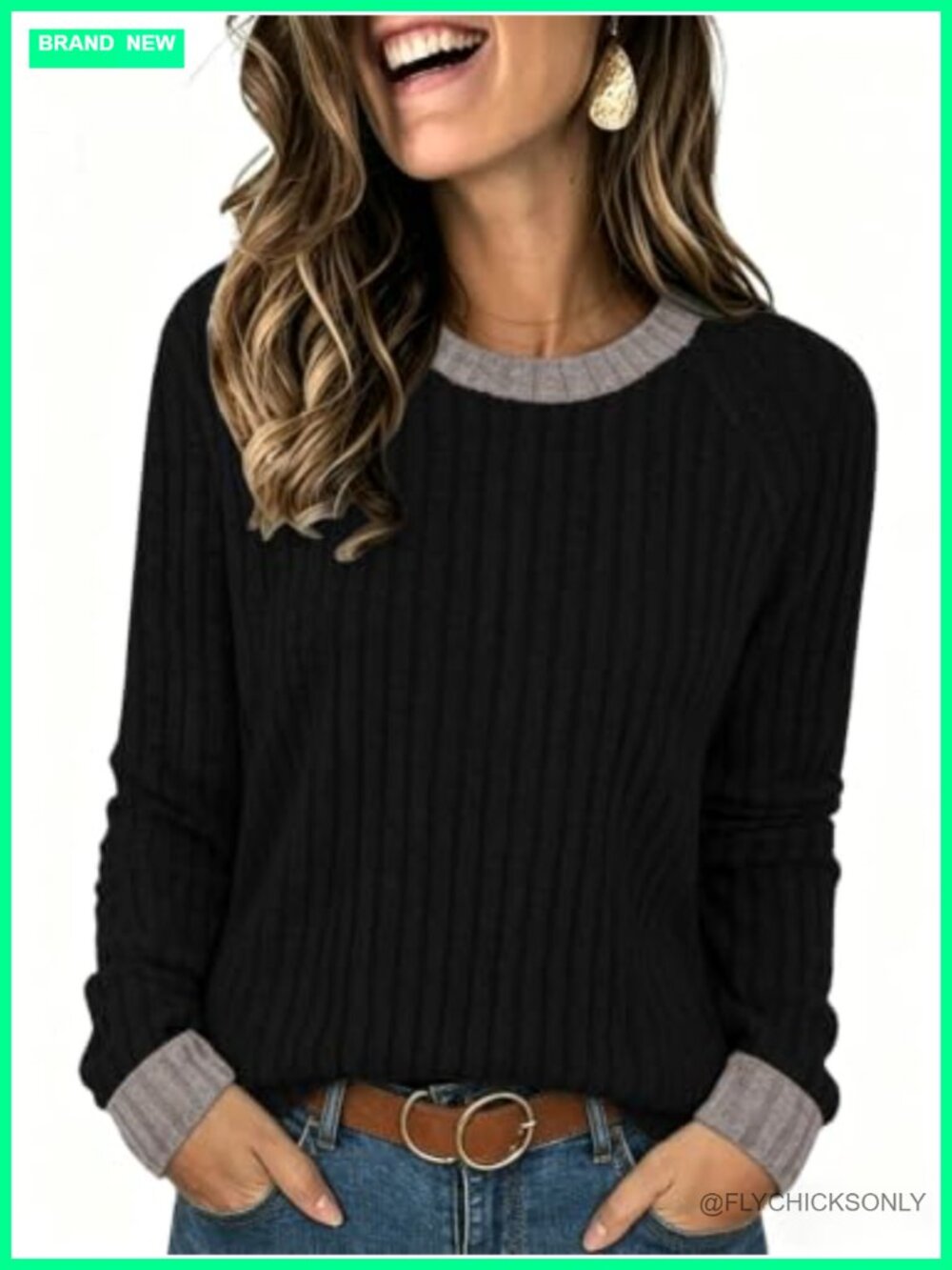 NORACORA Women's Long Sleeve Tunic Sweater Crewneck Lightweight Pullover
